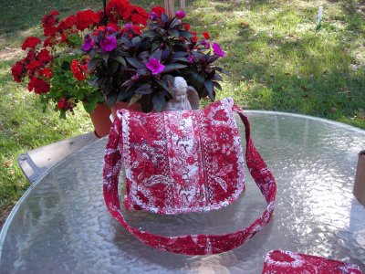 Quilted Fabric shoulder bag class - Click Image to Close